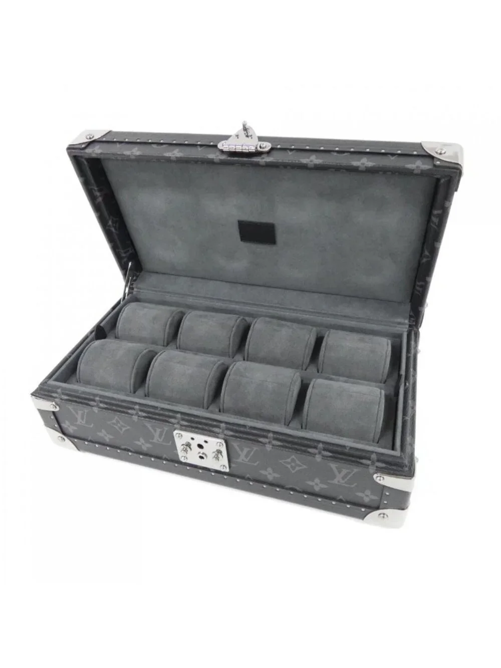 Louis Vuitton Monogram Eclipse Coffret 8 Montre Watch Case